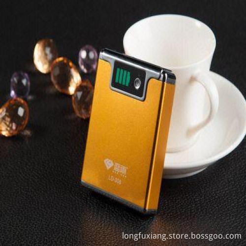 Power bank, CE/FCC/ROHS with dual USB and 2 torches